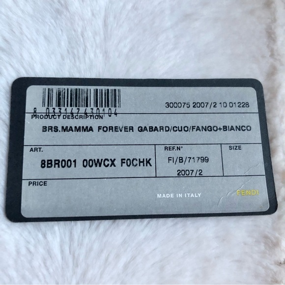 Fendi Rare Mamma Forever Rubberized Logo Bag - Picture 10 of 15